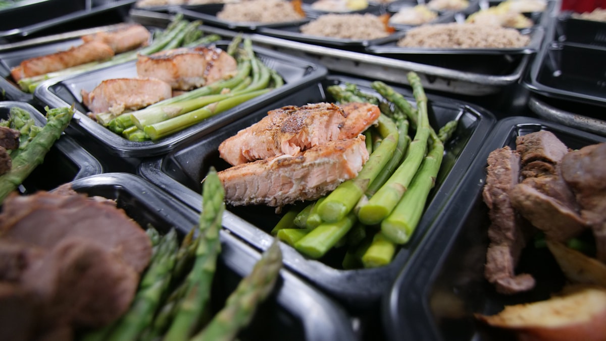 Nutritious meal planning with colorful whole foods arranged beautifully